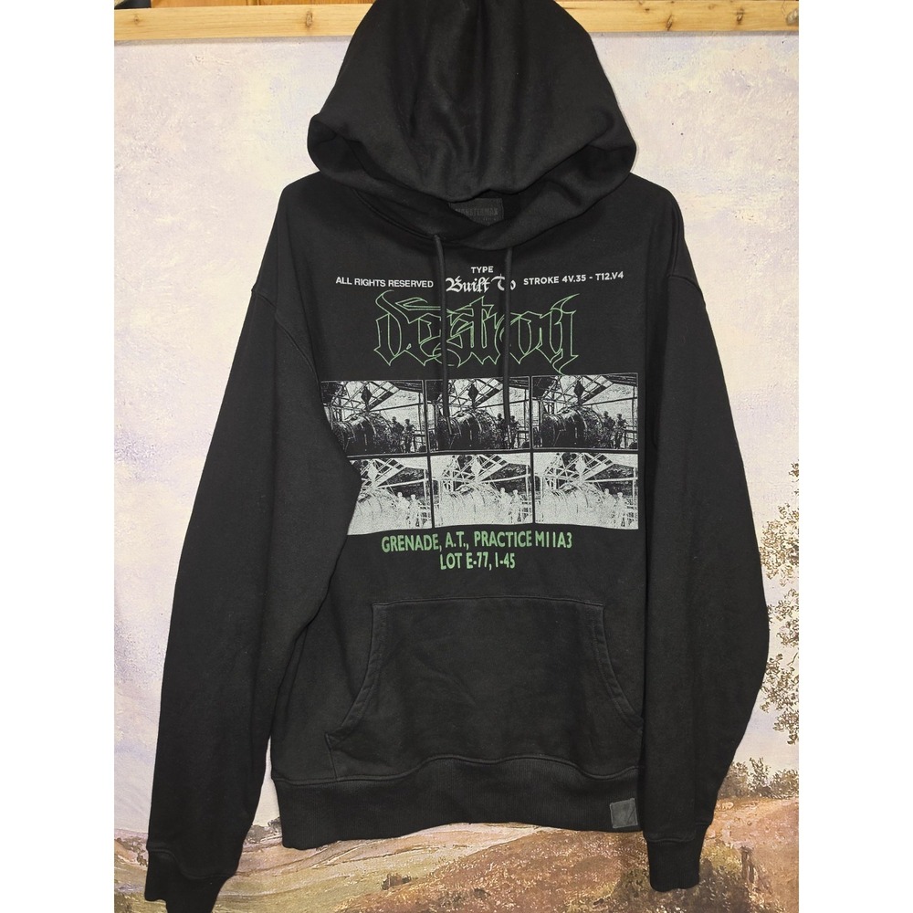WhistlinDiesel Monstermax Built To Destroy Hoodie Black Size S Authentic